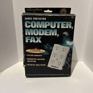 Panamax Max 6 Outlet AC Surge Protector Tested MADE IN U.S.A With‎ Box & Man.